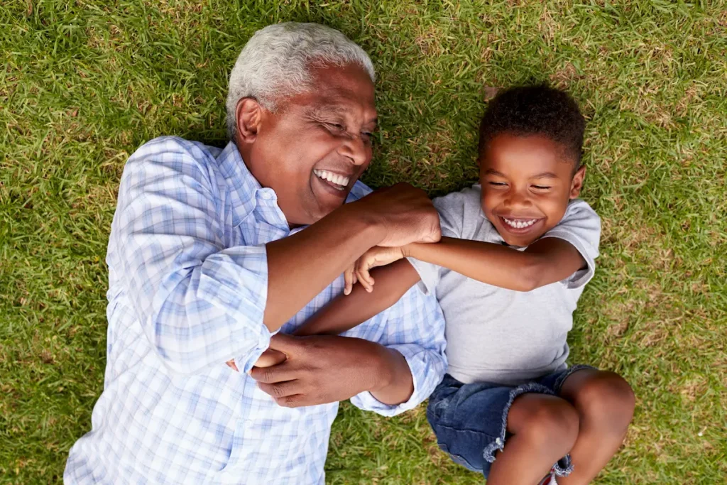 Child and Grandad
